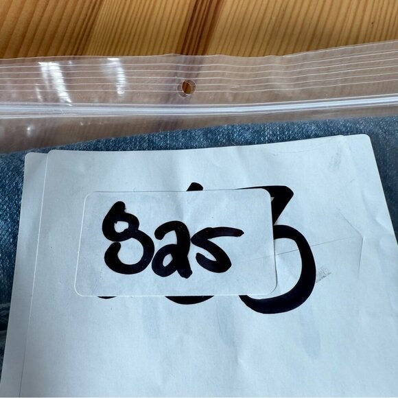 Adriano Goldschmied Knoxx High Rise Baggy Boyfriend Distressed 100% Cotton 28R - Picture 12 of 13